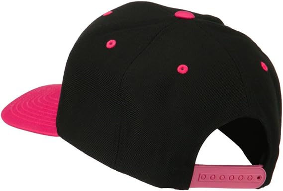 e4Hats.com LA غطاء Snapback مطرز - أسود طبيعي OSFM