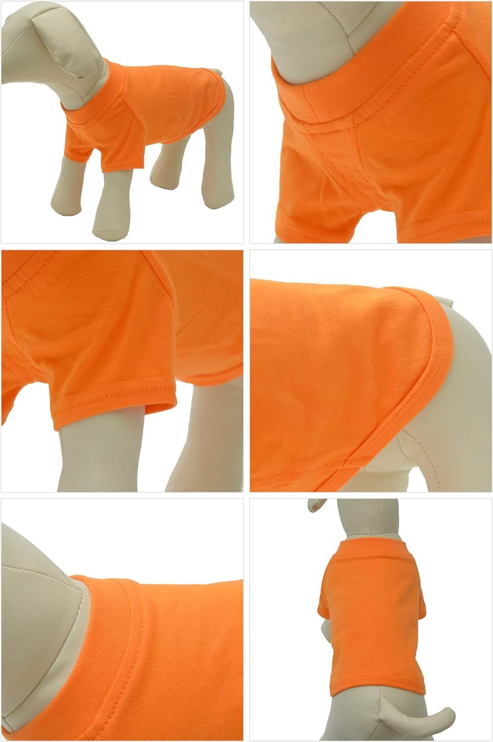 Large Dog Orange Tee - Comfy Basic Fit 4 615JS5Dc sL. AC SL1500
