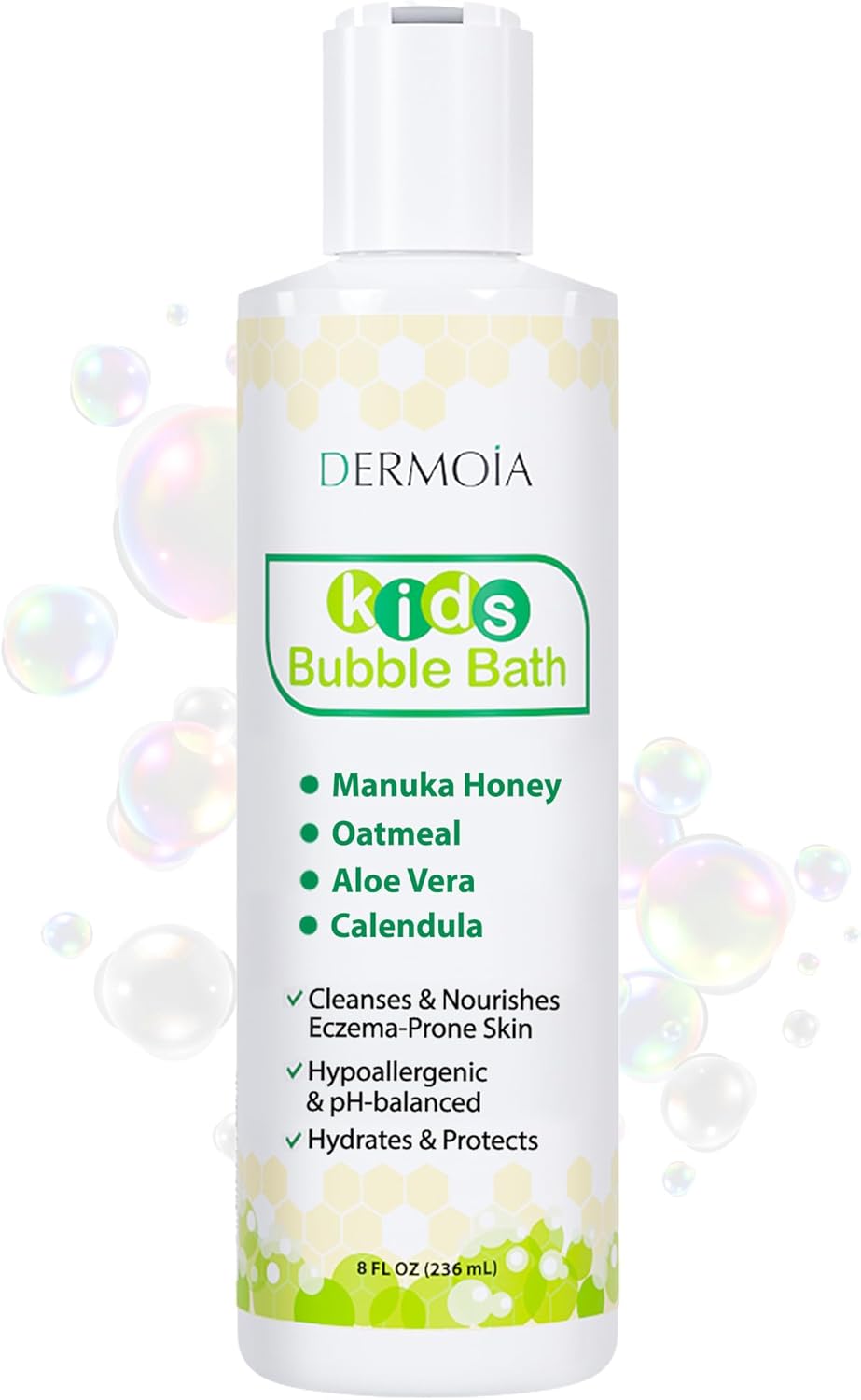Amazon.com: DERMOIA Kids Bubble Bath for Sensitive Skin & Eczema Relief ...
