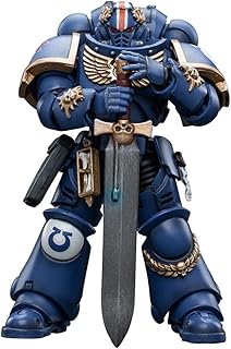 JOYTOY Warhammer 40,000 1/18 Action Figure Ultramarines Primaris Lieutenant Argaranthe Collection Model Birthday Gifts