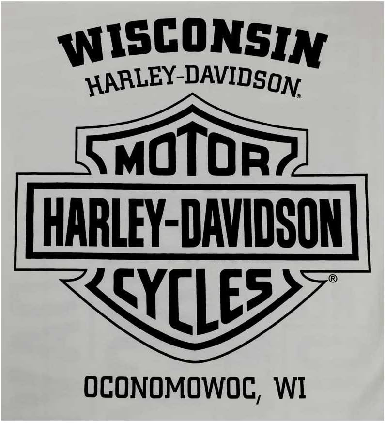 Harley-Davidson Men's Heritage Pullover Crew Sweatshirt Black H-D 30296636