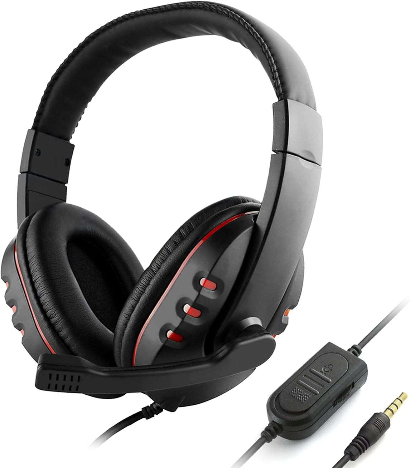 3.5mm Wired Gaming Headphones Over Ear Game Headset Noise