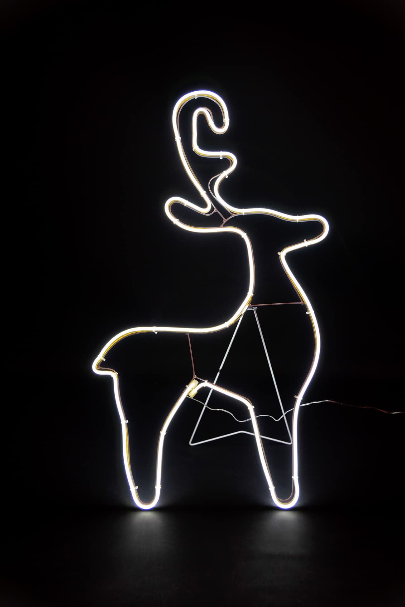 Shatchi Reindeer Neon Rope Light LED Outdoor Christmas Decoration
