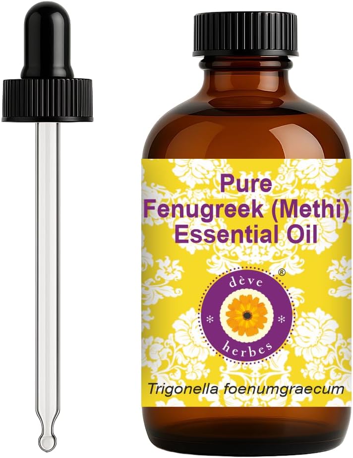 Fenugreek essential oil with glass dropper 120ml