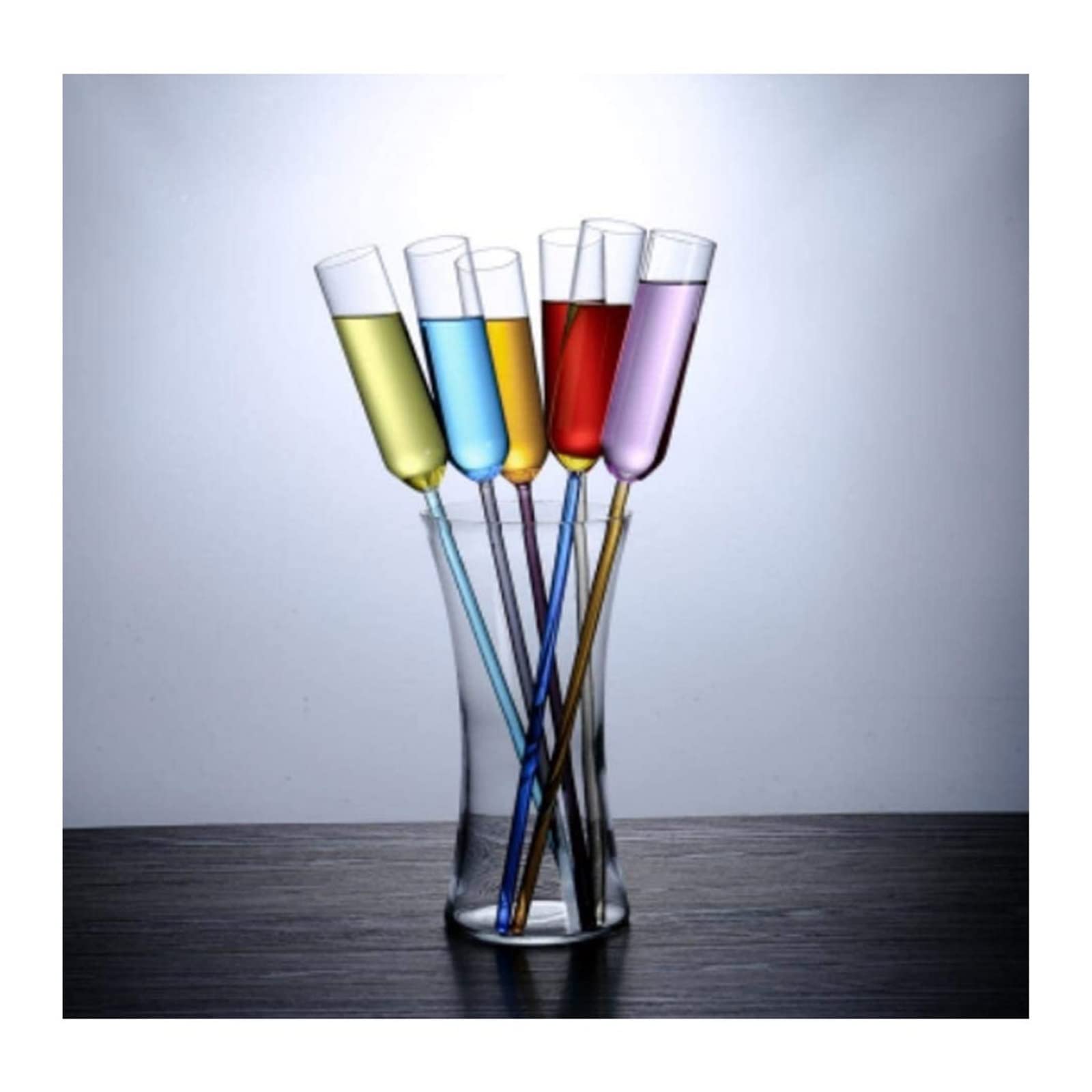 Decanter Bicchieri Whisky Calice Colorato Calice da Spiaggia Bicchiere da Champagne Flauti da Cocktail Bicchiere da Vino con Base Home Bar Party
