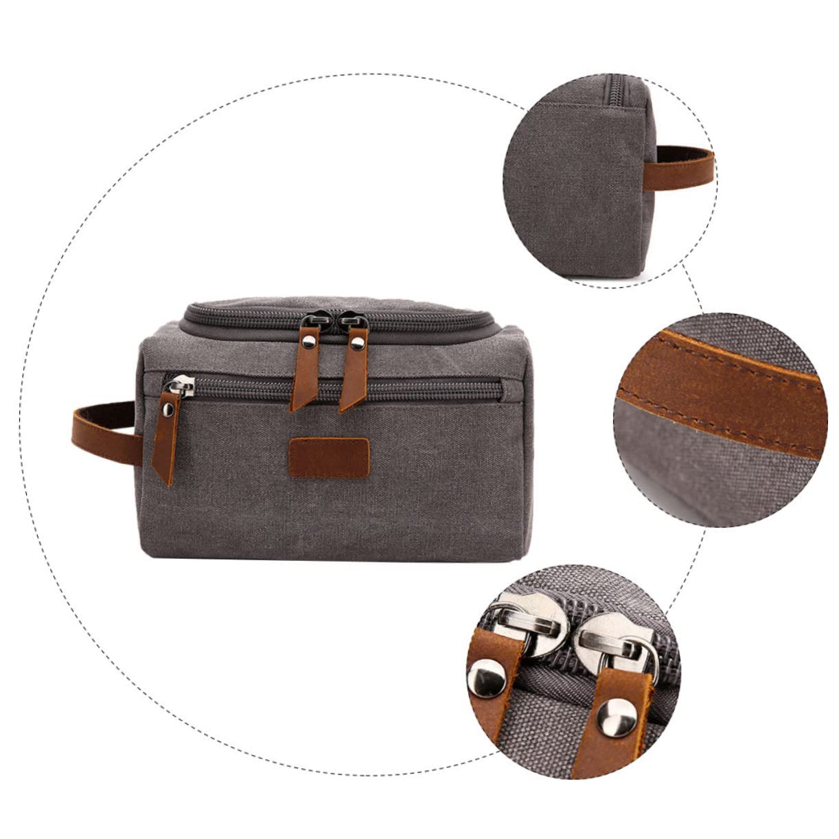 Gatuida 1pezzi Borsa Da Viaggio Capiente Tasche Cerniera Organizer Per Articoli Da Toeletta Personali Per Famiglia Custodia Portaoggetti Unisex Per Cosmetici Trucchi Kit Da Barba e Piccoli