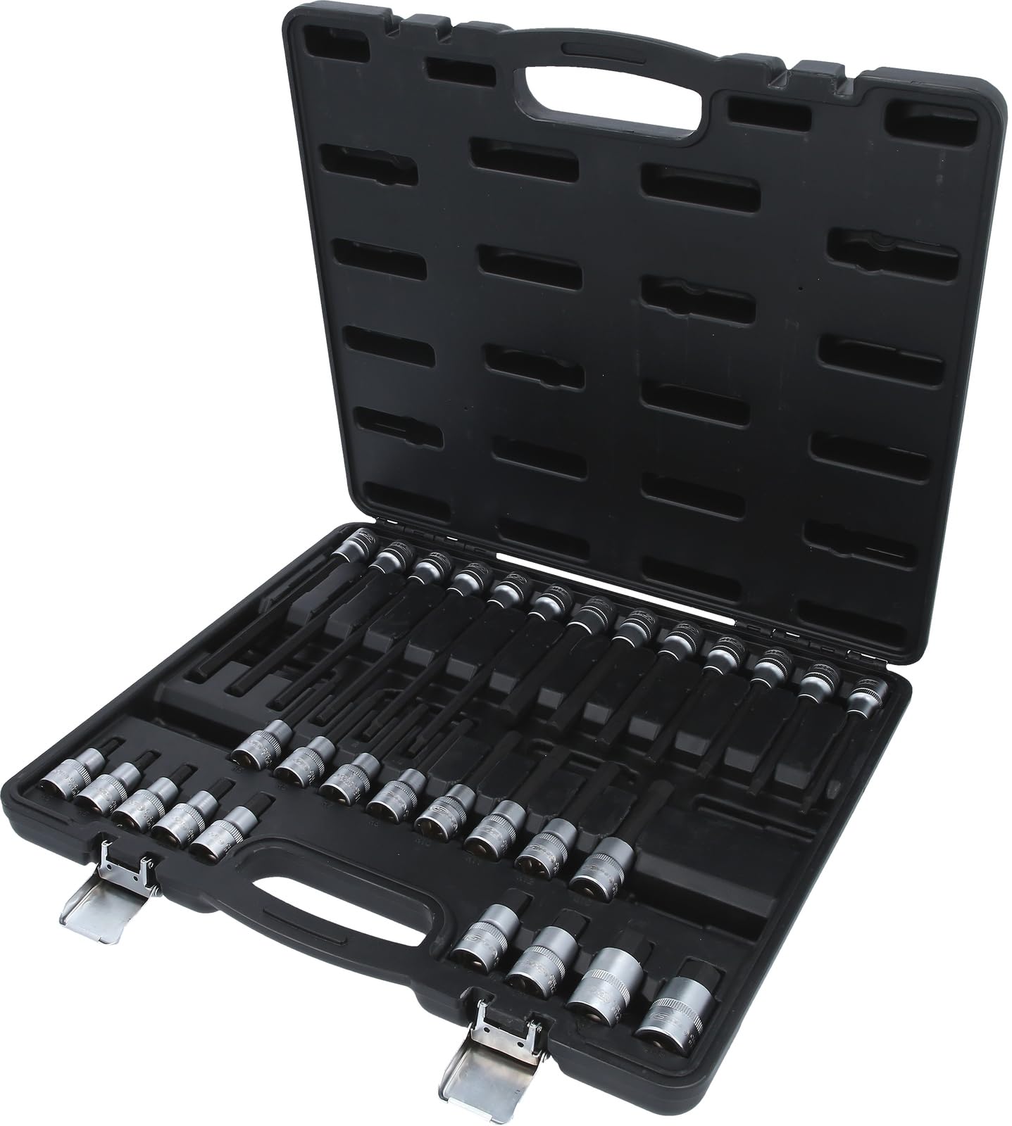 KS Tools 911.4510 EVOLUTION Series 1/2" Bit-Stecknuss-Satz für Innensechskant-Schrauben, 30-tlg