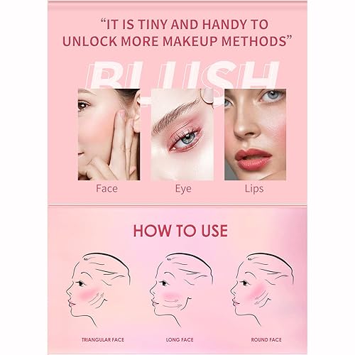 Miniatura 6 de Juego de barras de rubor mate para mejillas, ojos y labios, maquillaje natural, impermeable, de larga duración (juego 01)