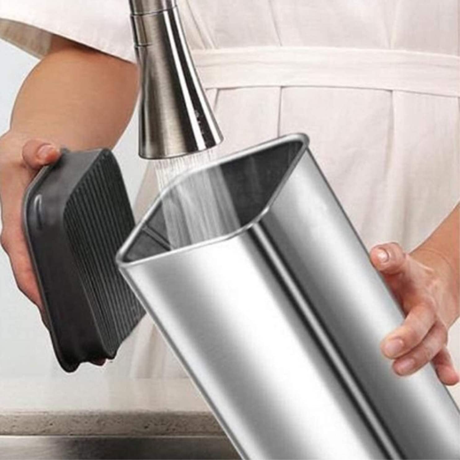 Bloque Cuchillos Cocina Soporte para Cuchillos De Acero Inoxidable, Suministros De Cocina, Soporte para Cuchillos para El Hogar, Estante De Almacenamiento Multifuncional