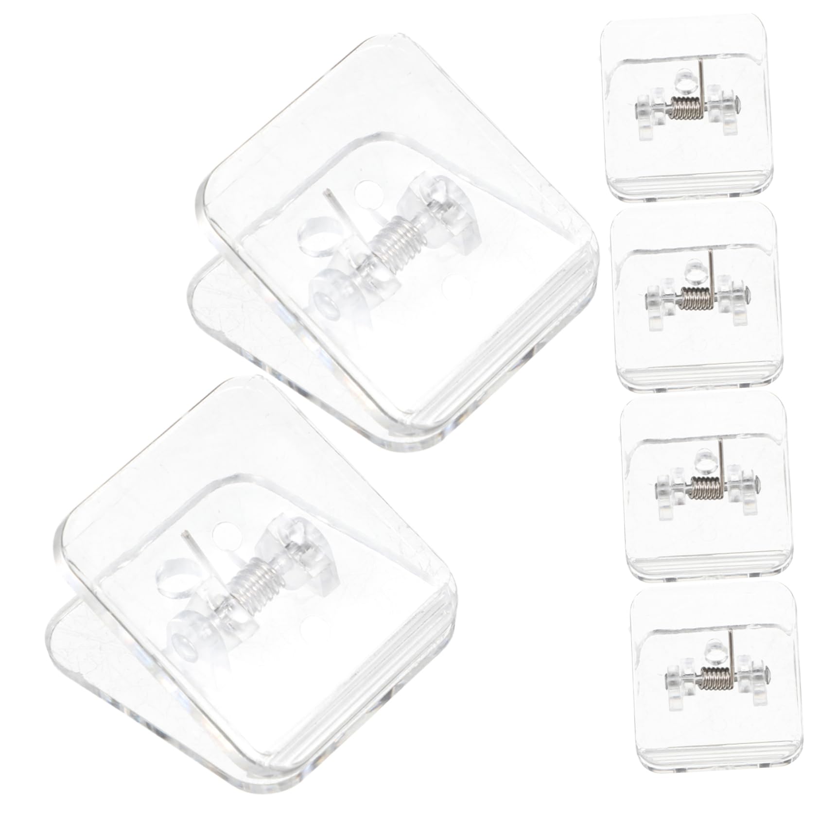 balacoo Strong Adhesive Wall Clip Dog Pads Holder 6 Pieces for Dog Pee Pad Potty Training Aid