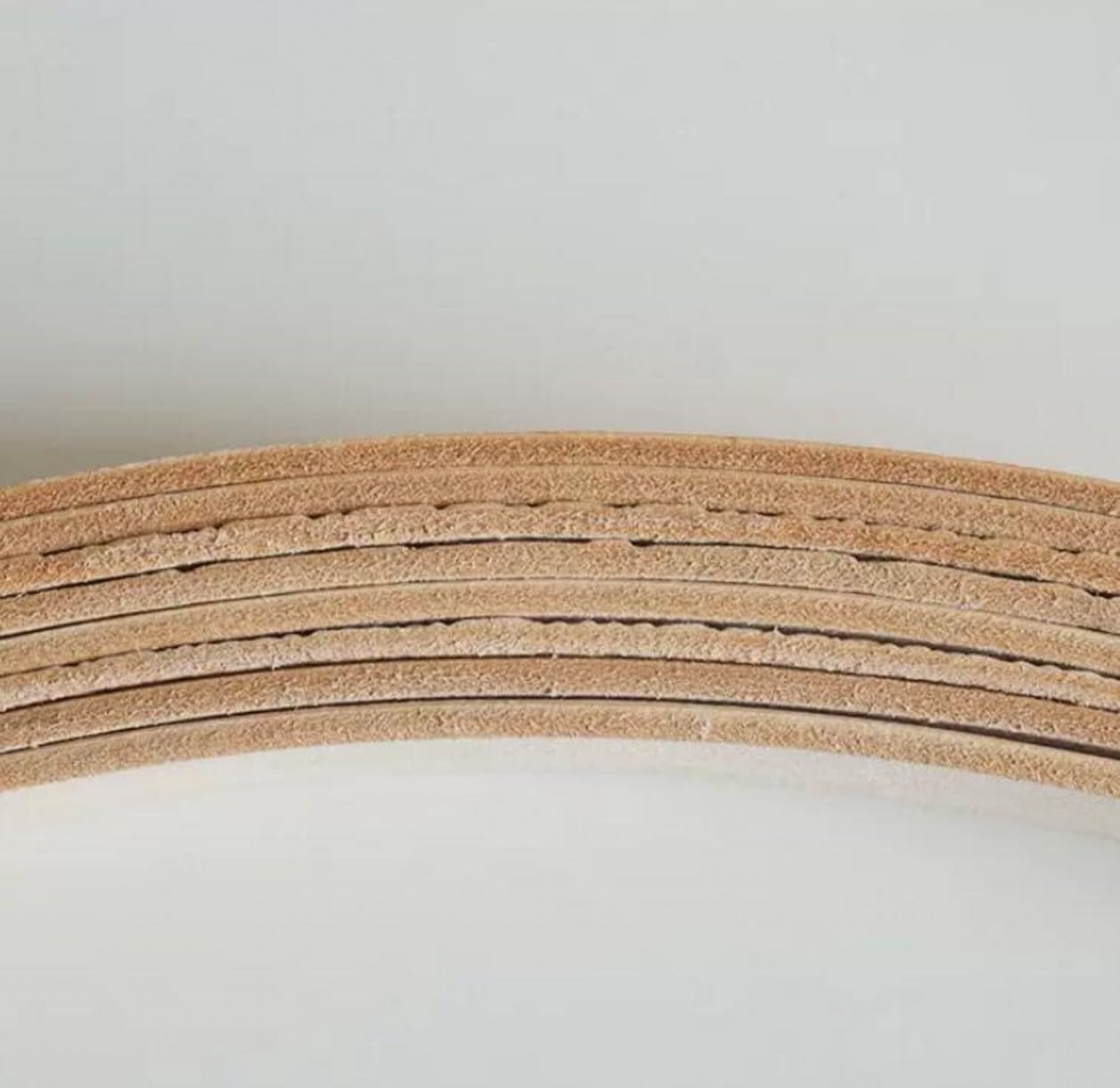 Leather Embossed Floral Vine Belt Blank，4mm Thickness，3.8cmx110cm,(12#)