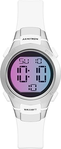 Miniatura 10 de Armitron Sport 45/7012 - Reloj cronógrafo digital para mujer con correa de resina