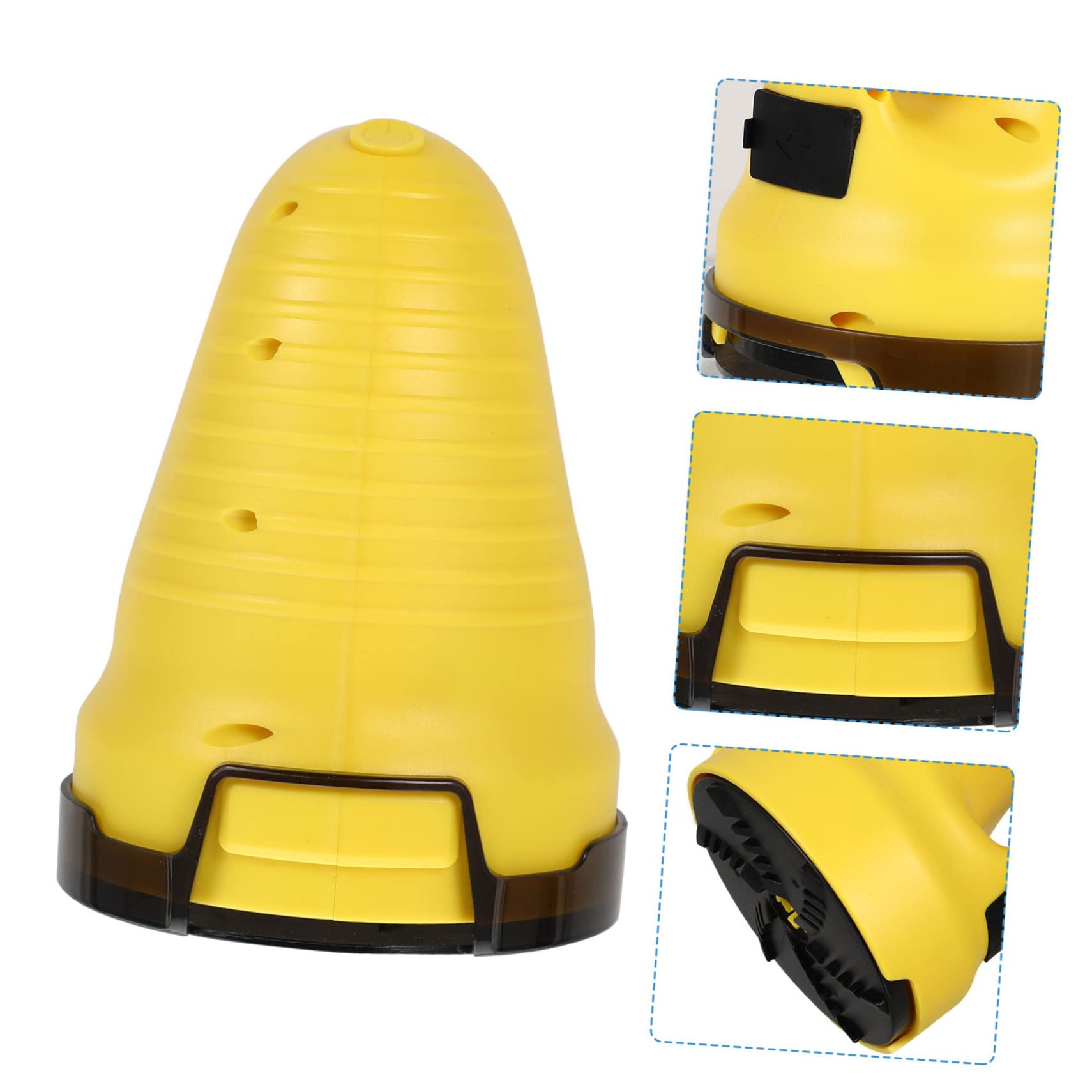 BESPORTBLE Grattoir à Glace Jaune Pelle à Neige pour Voiture pour Pare-Brise en ABS Outil Portable Retrait Rapide Glace Neige