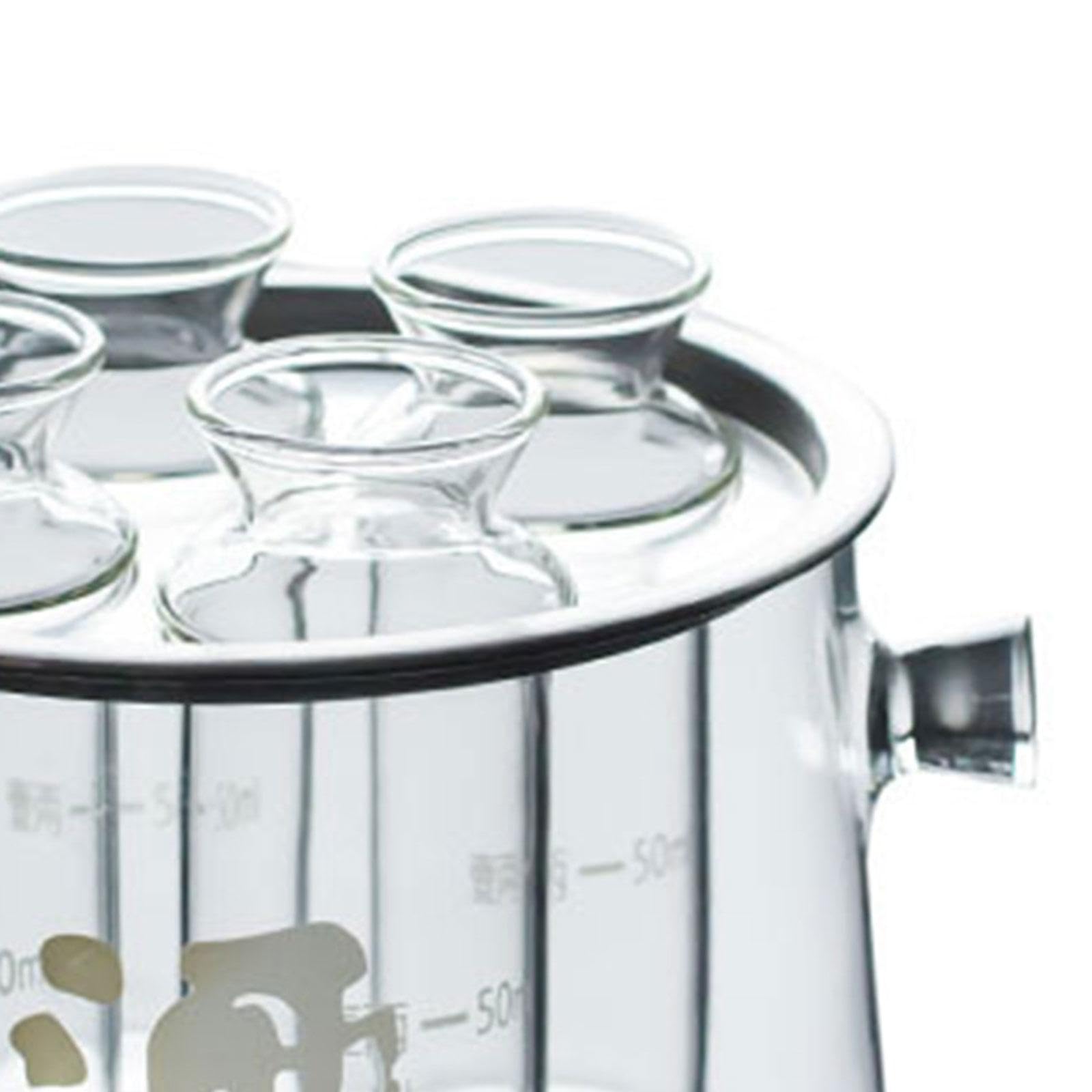 Juego de Sake de Cristal, Tanque de Sake Japonés único Transparente para Oficina, Restaurante.