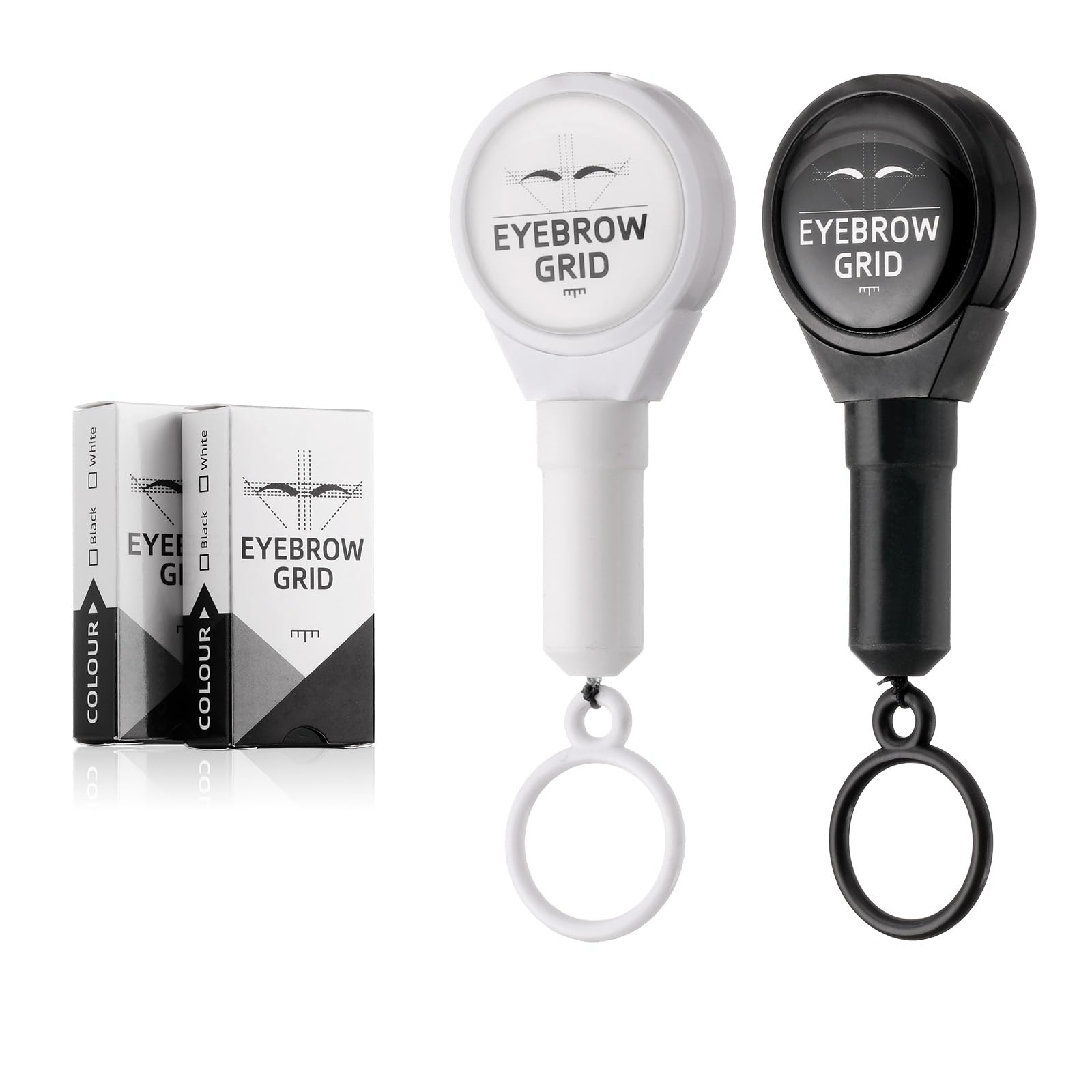 Charme Princesse Brow Mapping String (Ten Thousand Lines Can Be Drawn) Premium Eyebrow Mapping String Kit - Black and White Pro Mapping String for Brow and Lip Measuring(23.6 inch) TA633KIT