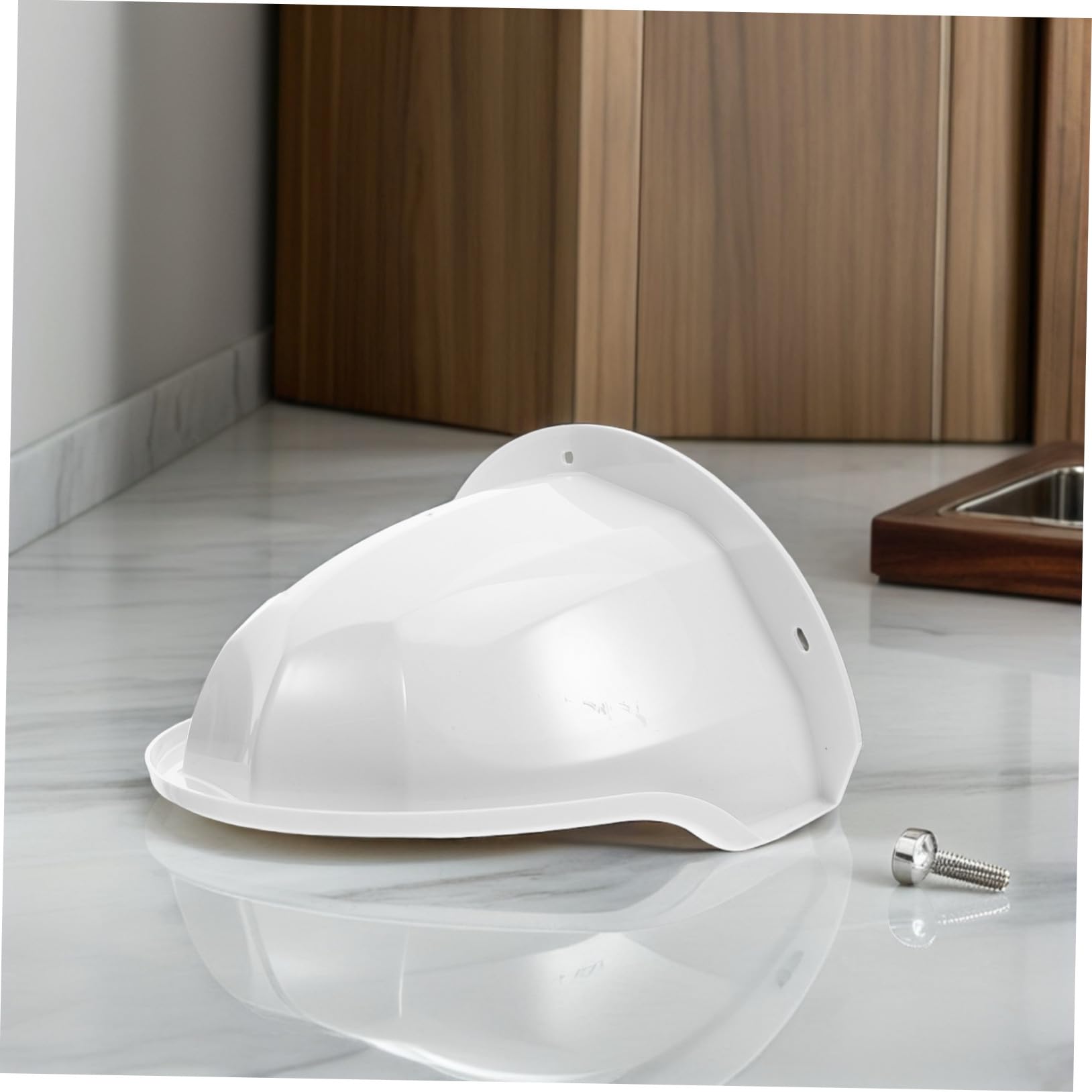 3 Protectores de Cámara de Seguridad Blancos de Abs para Exteriores | Cámara Tipo Cúpula y Bullet, Instalación Sencilla, Protección Solar Lluvia, 3 Piezas