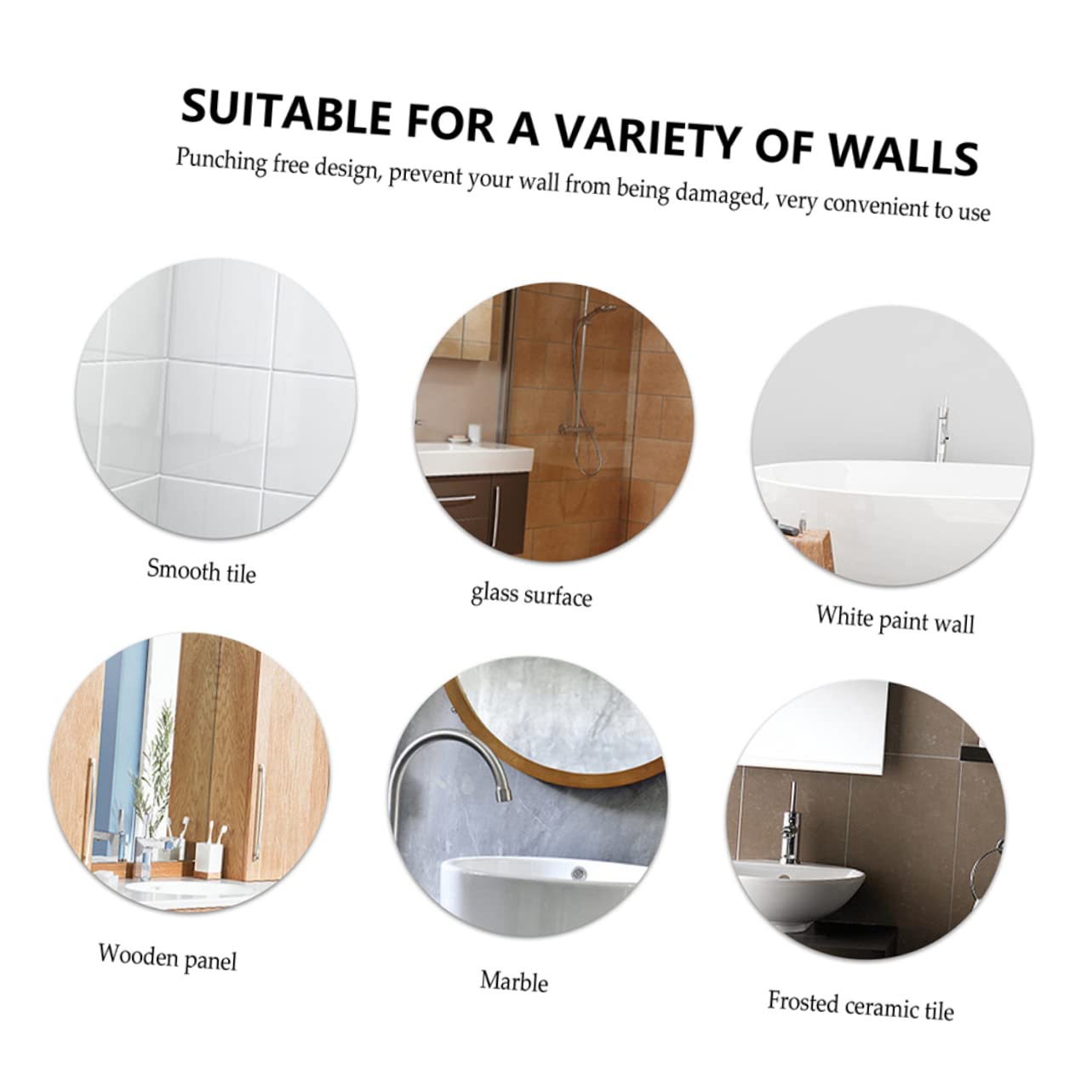 SHINEOFI 4piezas Ganchos Metálicos Para Toallas Unidades Para Baño Con Tornillos Fácil De Instalar Organizador De Hogar