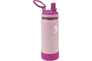 Takeya Actives Kids 16 oz Vacuum Insulated Stainless Steel Water Bottle with...