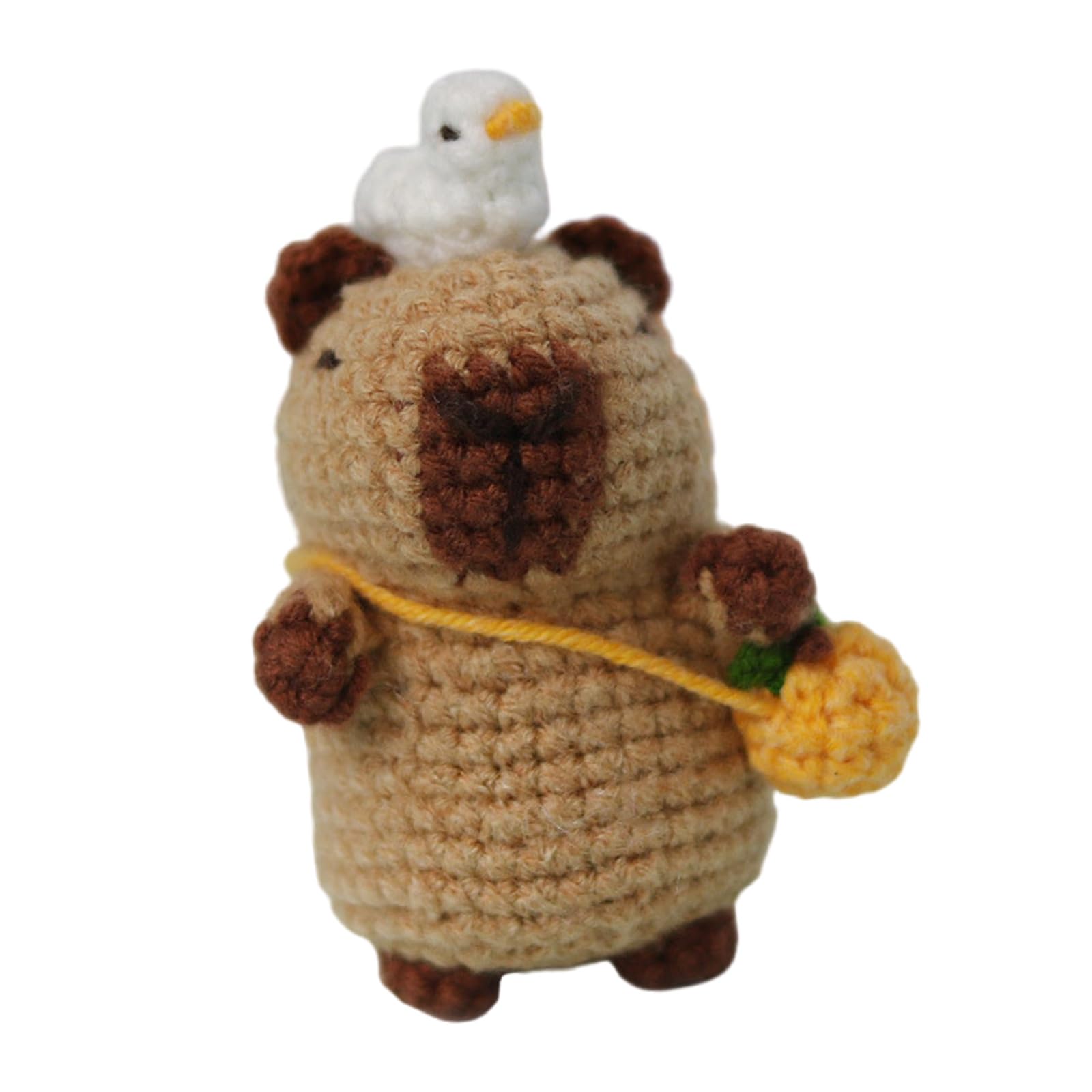 Tsophreniq Keychain Set for Beginner with Video Tutorial Instruction Animal Craft Crochet Sret with Knitting Accessories Animal Crochet Set