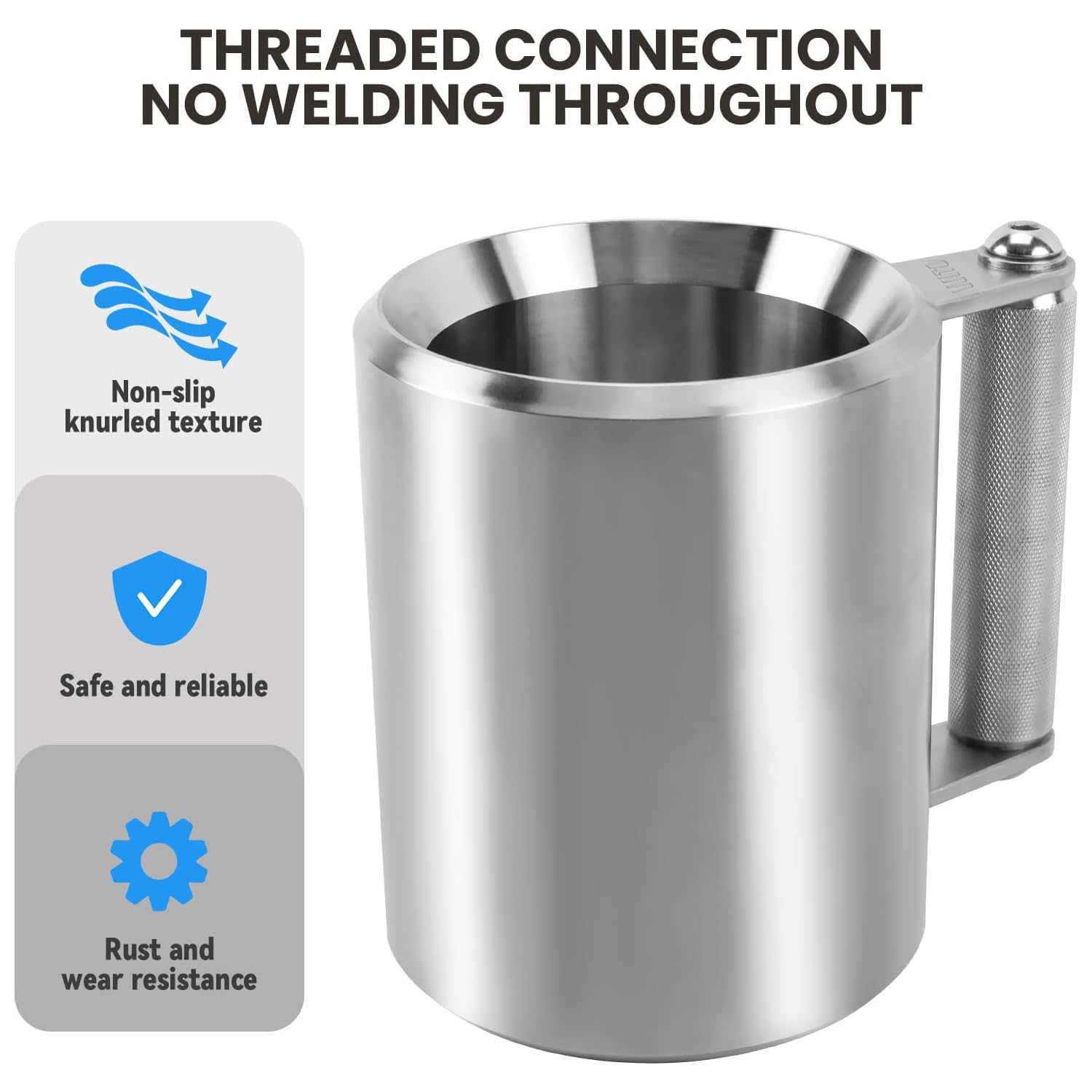 20 oz travel coffee mug with handle Tal Stainless Steel Mountaineer Travel Mug 20 oz, Blue Speckle