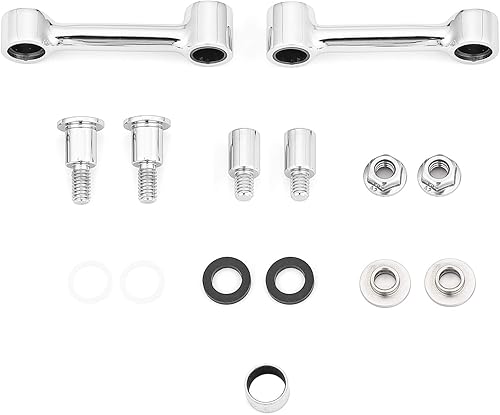 Miniatura 3 de Mofun Kit de montaje de guardabarros delantero cromado compatible con el modelo Harley Softail Springer 1993-2006