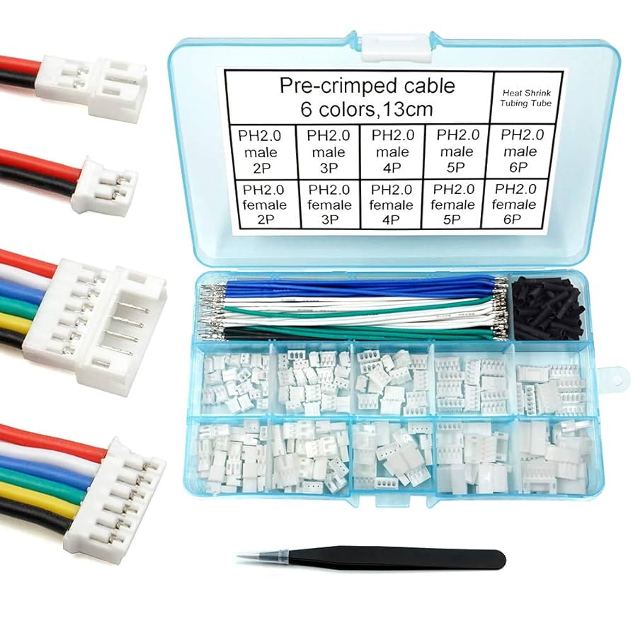 Phoo2♡ Amazon.com: elechawk PH 2.0 Connector Pre-Crimped Cable Kit