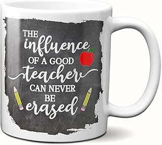 The Influence of a Good Teacher Can Never Be Erased Coffee Mug 325 ml Mug/Single Side Impression Left-handed