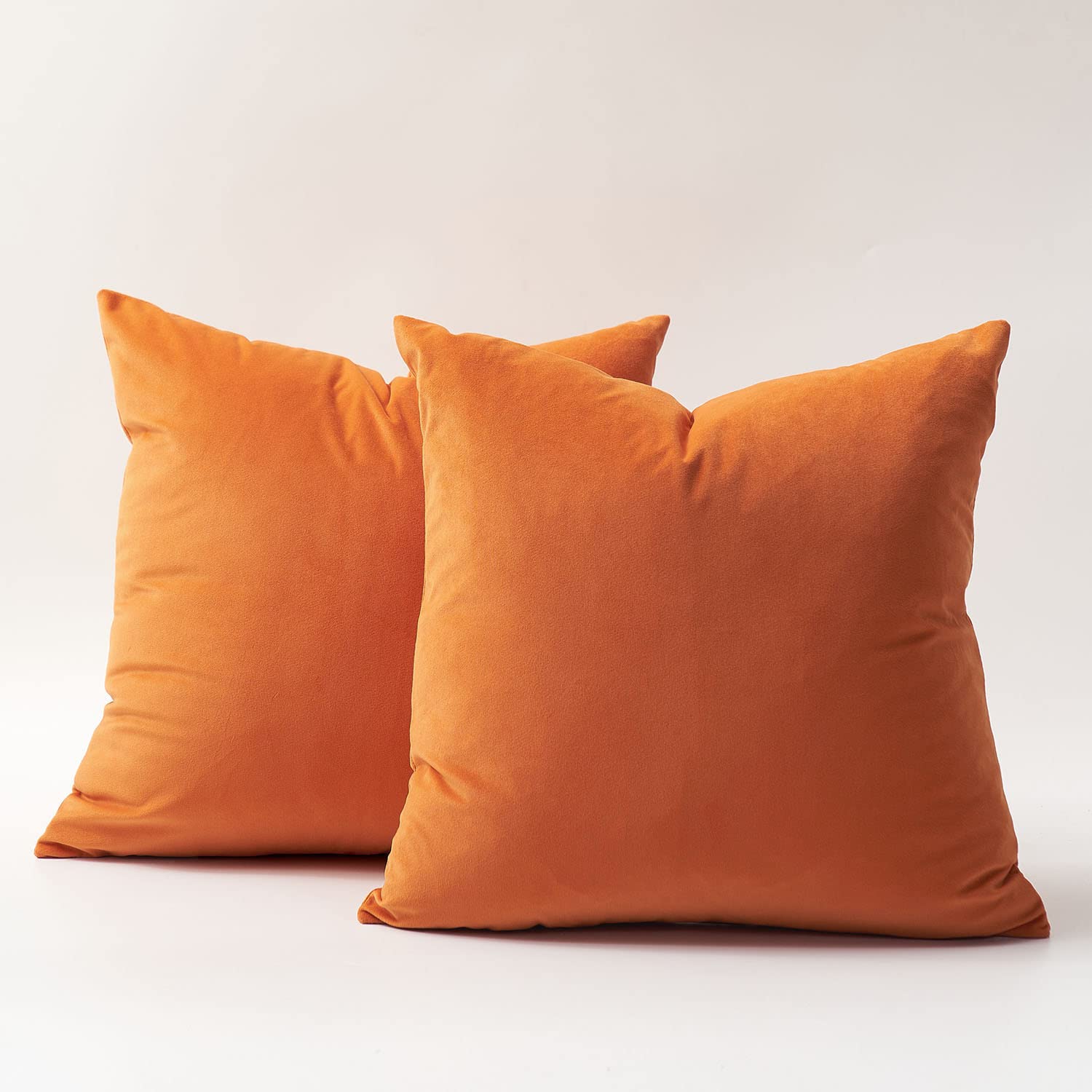 Domvitus Velvet Throw Pillow Covers 18x18 Set Of Decorative - Main Image