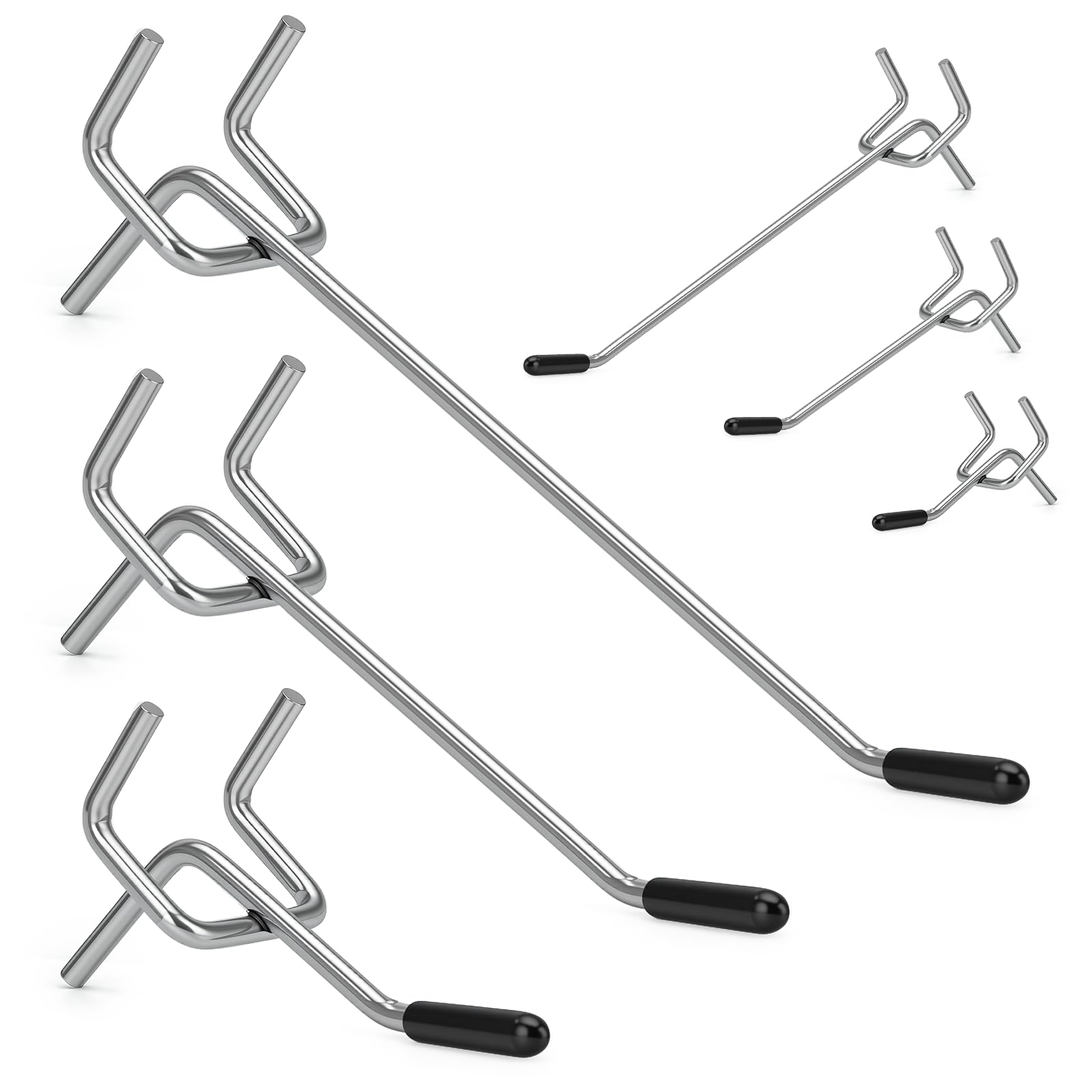 JEAWIWI Pegboard Hooks - 60 Pack -10