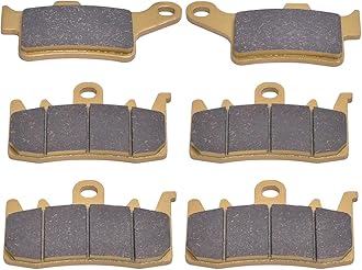 Brake Pads for Can Am Spyder RT 2013, F3 2015 2016 2017, Front and Rear Ceramic Braking Pad Set