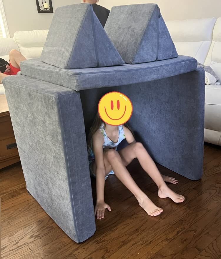 $35/mo - Finance Yourigami Kids and Toddler Play Gym, Playroom Couch Set, Durable Modular Design ...