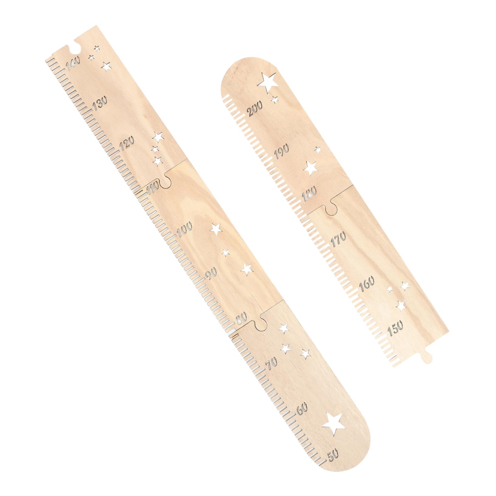 Cabilock 5 Sätze Höhenlineal Spielzimmer- Wandtafel Für Kindergröße Wachstumstabelle Für Kinder Höhenmessung Wandlineal Mit Einfachem Design Wachstum Diagramm Höhe Wandlineal Hölzern