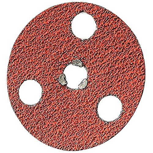 Norton 66254468391 4-1/2” Blaze AVOS F980 Ceramic Alumina Speed-Lok Fastener See-Thru Fiber Discs, 50 Grit, Coarse, 10 Pack