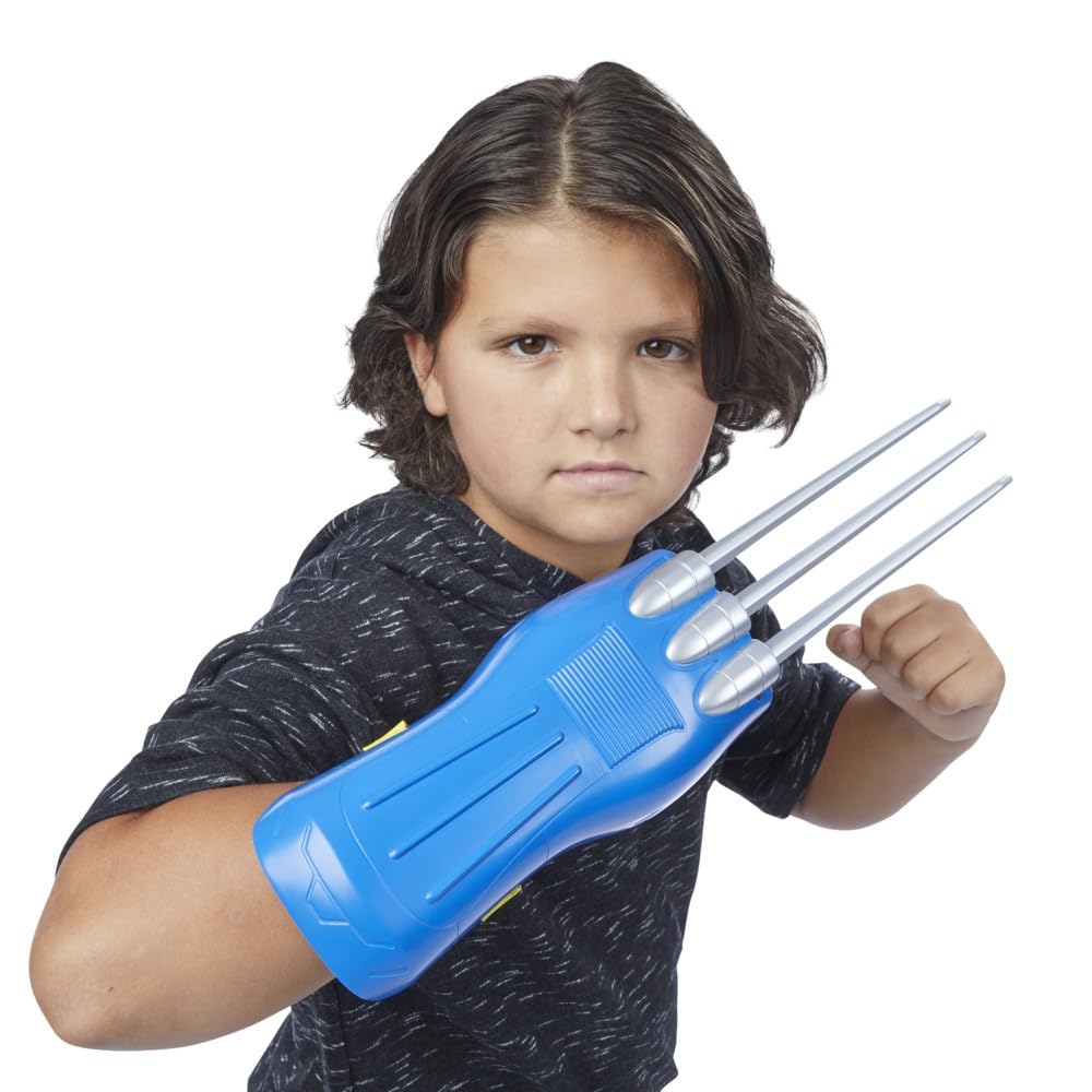 Marvel Studios X-Men '97 Wolverine Action-Kralle Rollenspielzeug, Superhelden-Spielzeug für Kinder ab 5 Jahren, Blue