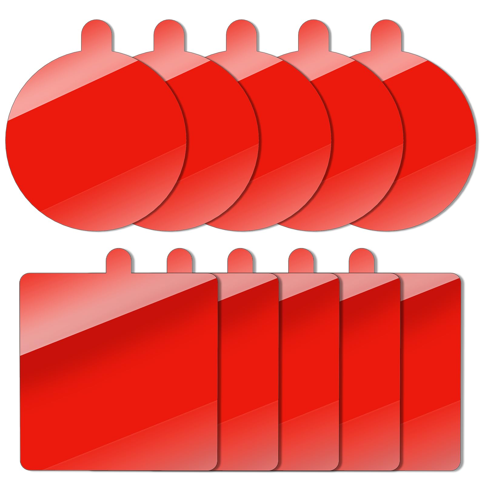 Ancable Sticky Pads Heavy Duty 10Pcs, Double Sided Sticky Pads Strong Adhesion for Dashcams, Dashboards, Windscreens, Walls, Wood & More