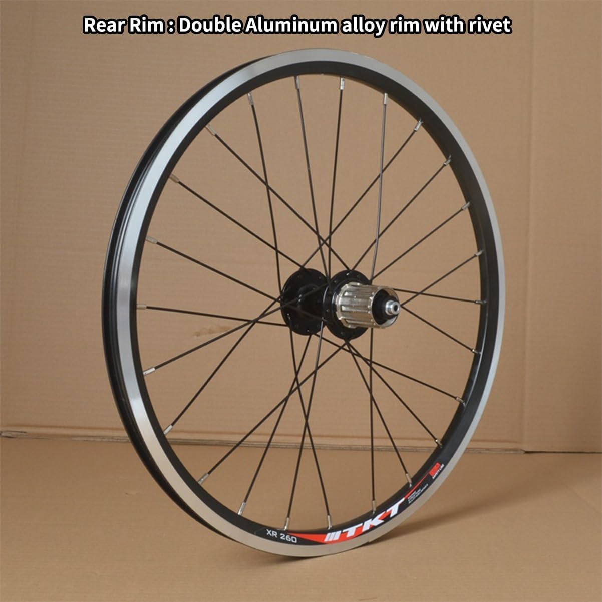 BMX Wheelelset 20 '' 406/451 V Składane motocykle hamulce felgi z przodu 74/100 mm tylne koła 130 mm szybkie wydawanie 20/20H Huby dla 7/8/9/10/11 Cassette FreeWheel, 406 Czarne, 74/130 mm