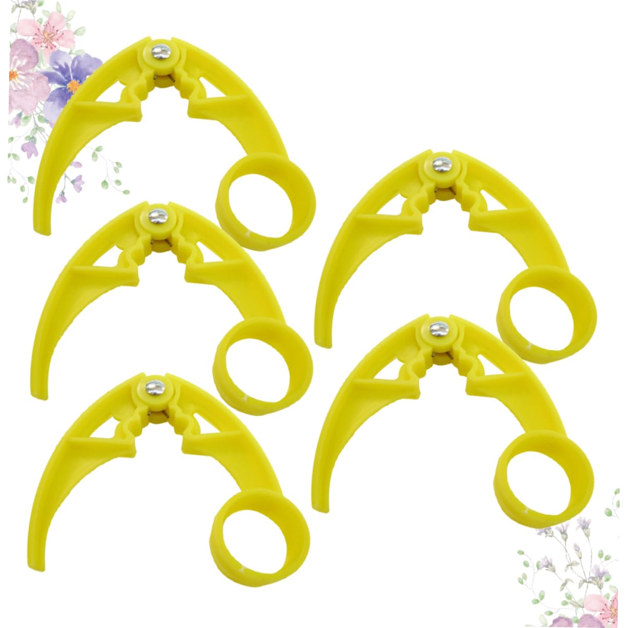Cabilock 5pcs Nut Sheller Nutcrackers for Nuts Nut Crackers Melon Pliers Melon Opener Walnut Cracker Melon Scissors Yellow