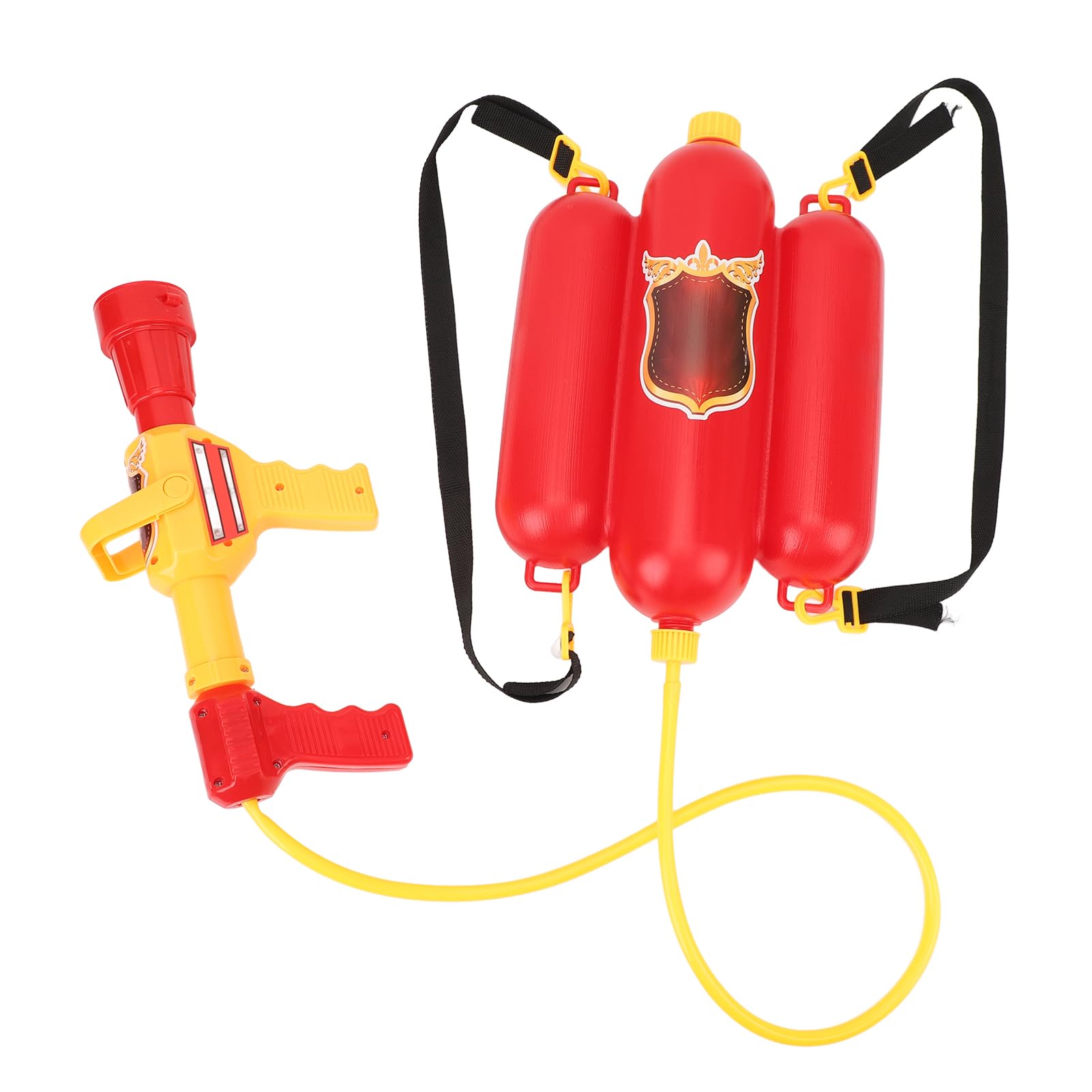 Yctze Jouets de Sac à Dos de Pompier, Jouets Multifonctionnels de Sac à Dos de Pompier de Simulation pour Enfants et Tout-Petits, de à de , Jouet de Plage de Buse de à de , Extincteur à