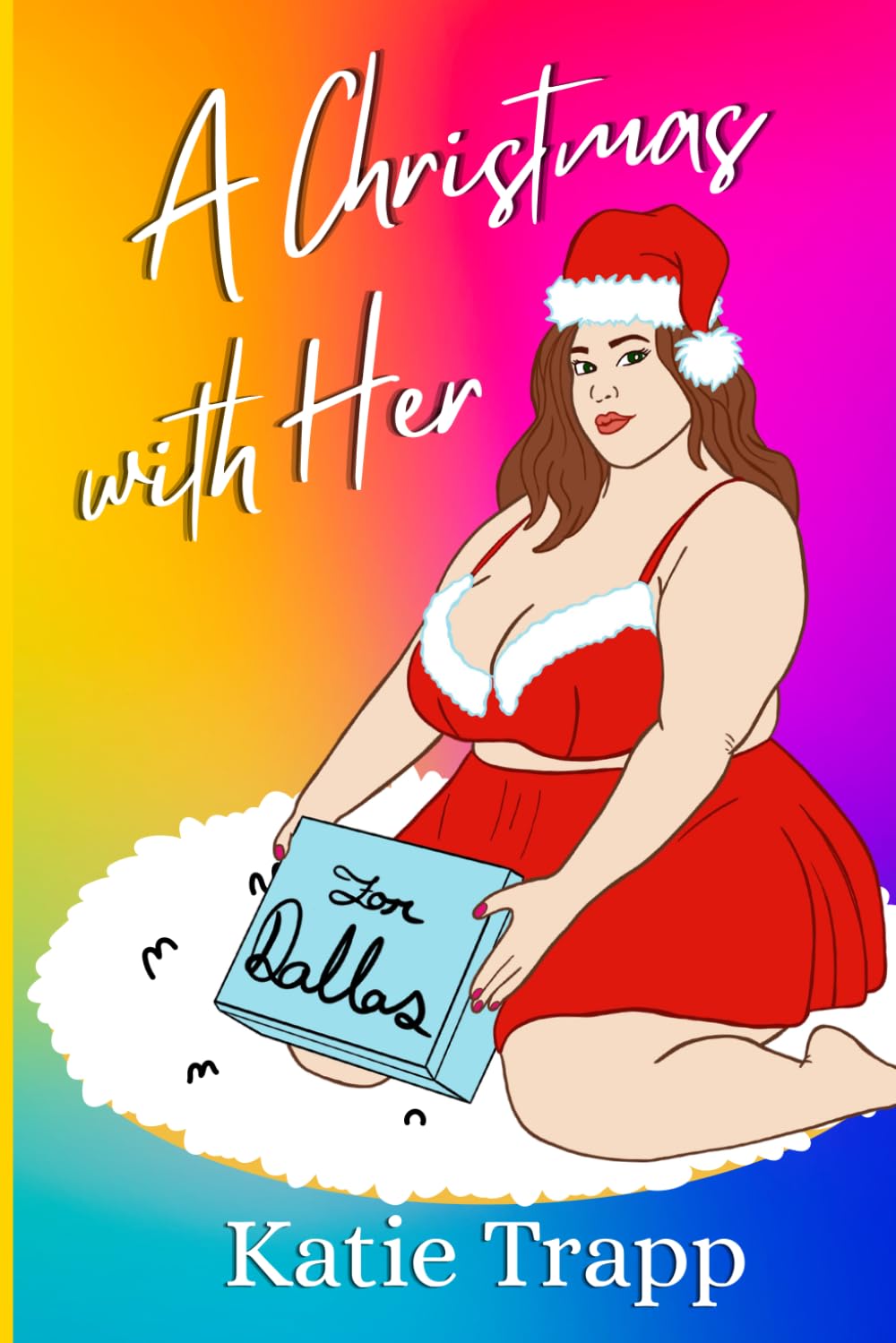 A Christmas with Her: A Cozy Sapphic Christmas Novella (Quilts and Bourbon)