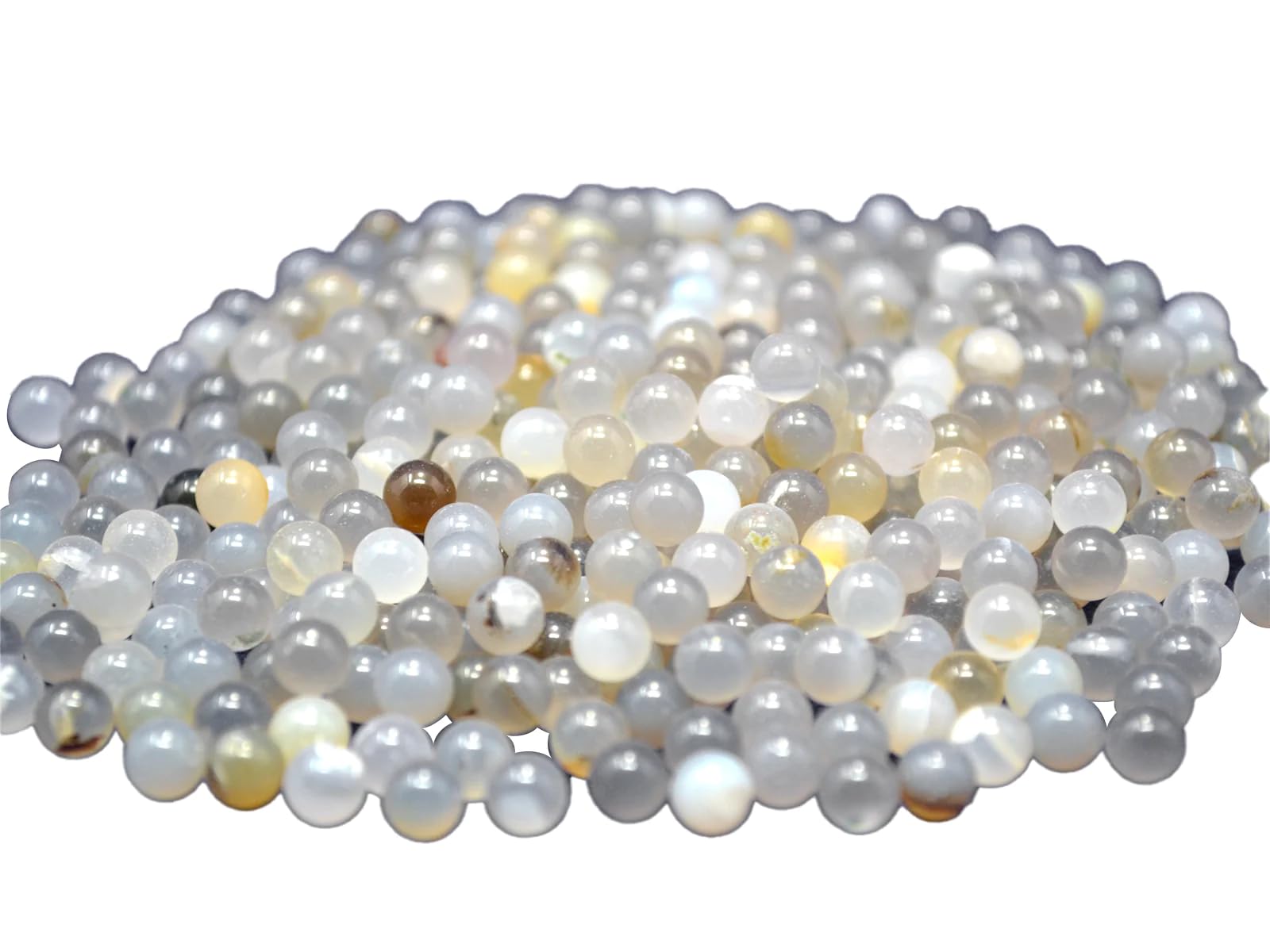 5 mm Achat-Mahlkugeln – 1 kg, natürliche brasilianische Achat-Mahlkugeln for Labor-Planetenkugelmühlen