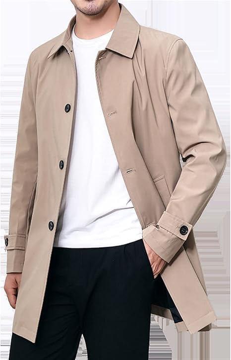 Amazon Co Jp メンズオーバーコートビジネスカジュアル秋冬コート厚いウインドブレーカーファッションカーキロングトレンチコート男性xxxl 4xlアウターウェアボーイ Color Khaki Size Xl 服 ファッション小物 Amazon Co Jp メンズオーバーコートビジネスカジュアル秋冬コート厚いウインドブレーカーファッションカーキロングトレンチコート男性xxxl 4xlアウターウェアボーイ Color Khaki Size Xl 服 ファッション小物