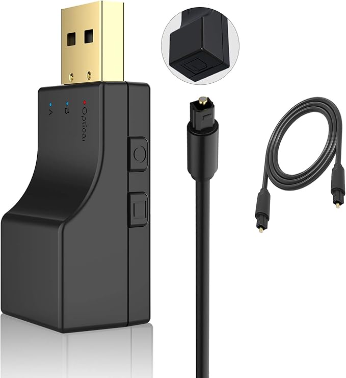 Isobel USB Bluetooth Transmitter Bluetooth Adapter Audio 5.0 Sender mit