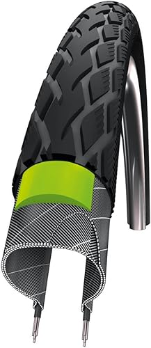 SCHWALBE Marathon Green Guard Reflex - Neumático turístico con cable