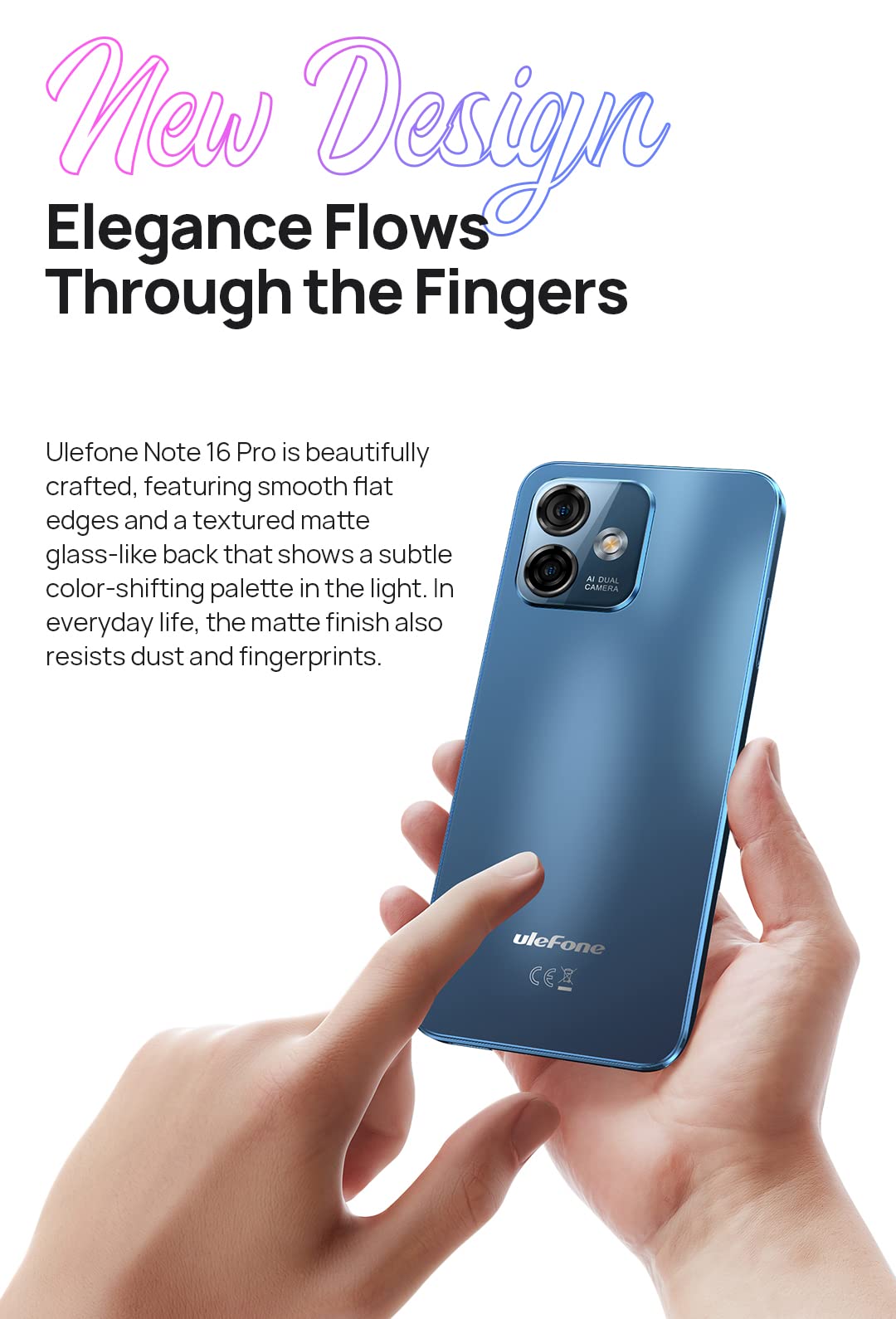 Ulefone Android 13 Mobile Phone Unlocked NOTE 16 PRO, Up to 12GB