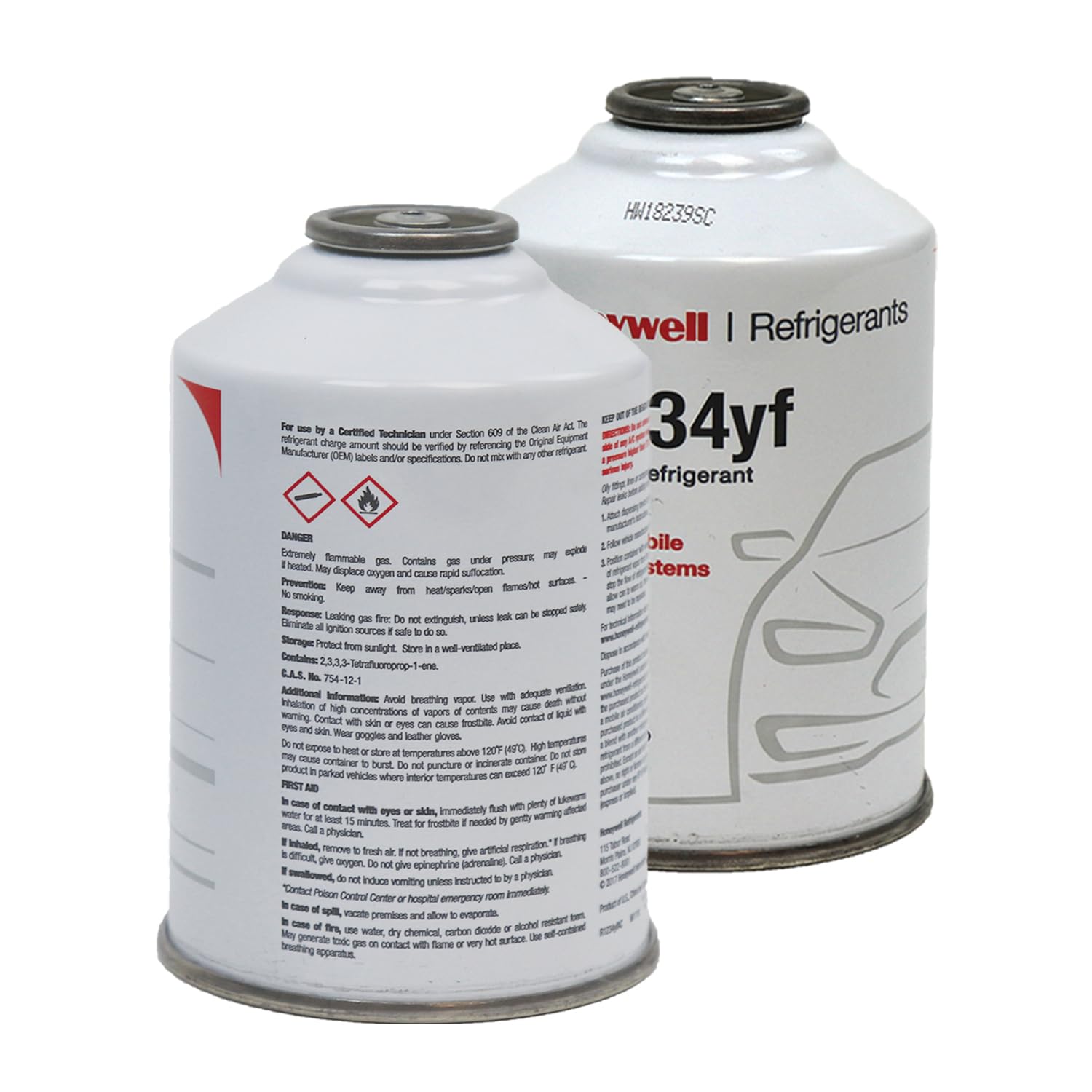 Amazon.com: ZeroR® - R1234YF Honeywell autosellante R1234YF