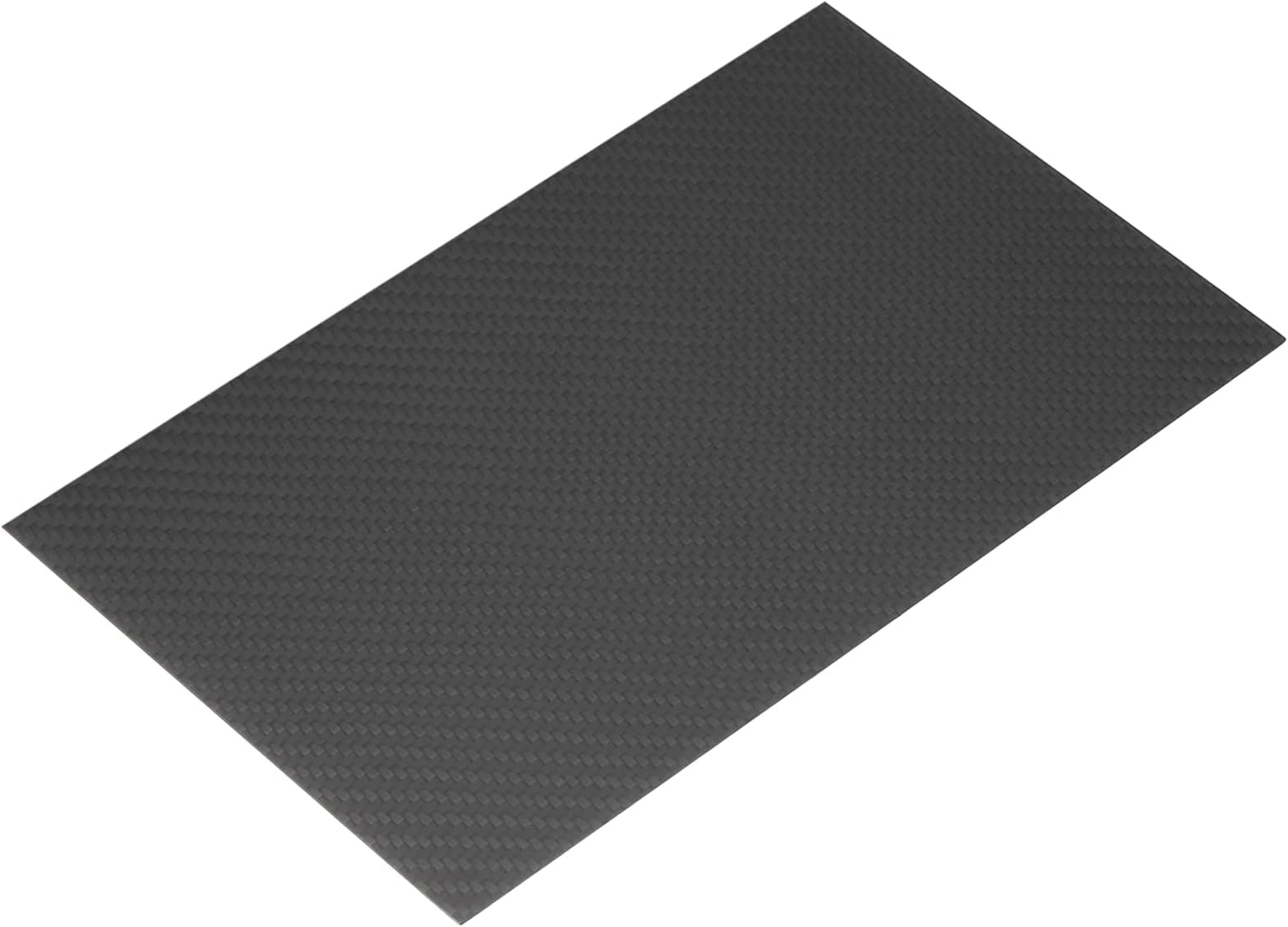 sourcing map 3K Carbon Fiber Plate Panel Sheets, 200 x 300 x 1mm Carbon Fiber Board Plate Matte Twill Weave Panel Sheets Flexible for RC Aircraft, Model Car, Auto Parts