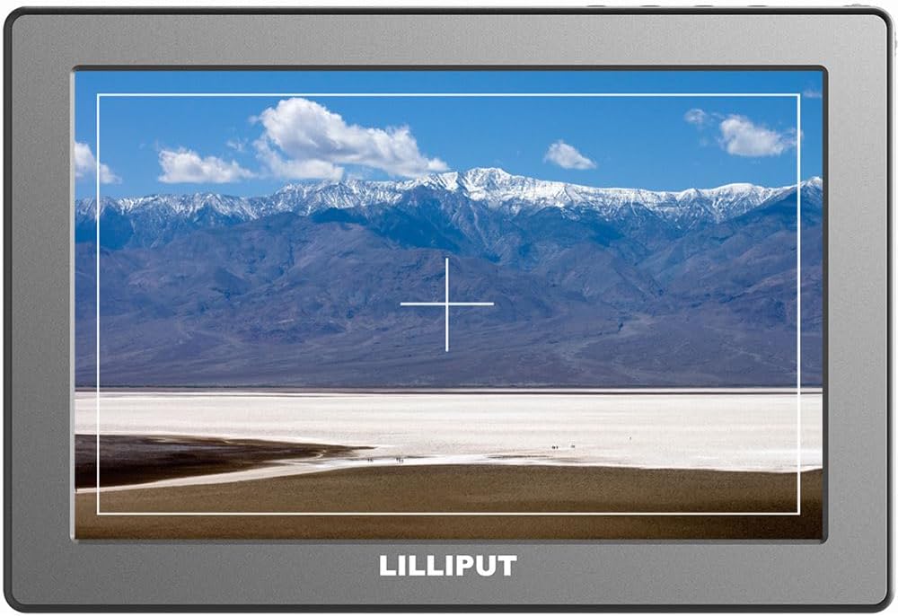 LILLIPUT 7" Full HD A7 Camera-TOP Monitor 1920x1200, Full HD Resolution, 500cd/m² high Brightness, 1000:1 high Contrast, Peaking, Pixel Zoom with LP-E6 Battery and Charger