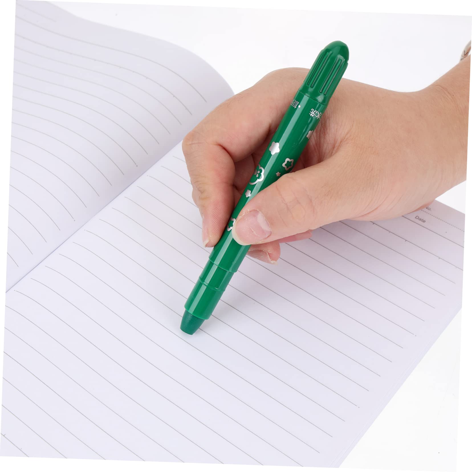 Hohopeti 12 Painting Set Washable Crayons Oil Pastels Rotating Crayon Holder Bright Colors for Drawing Art Projects Parties