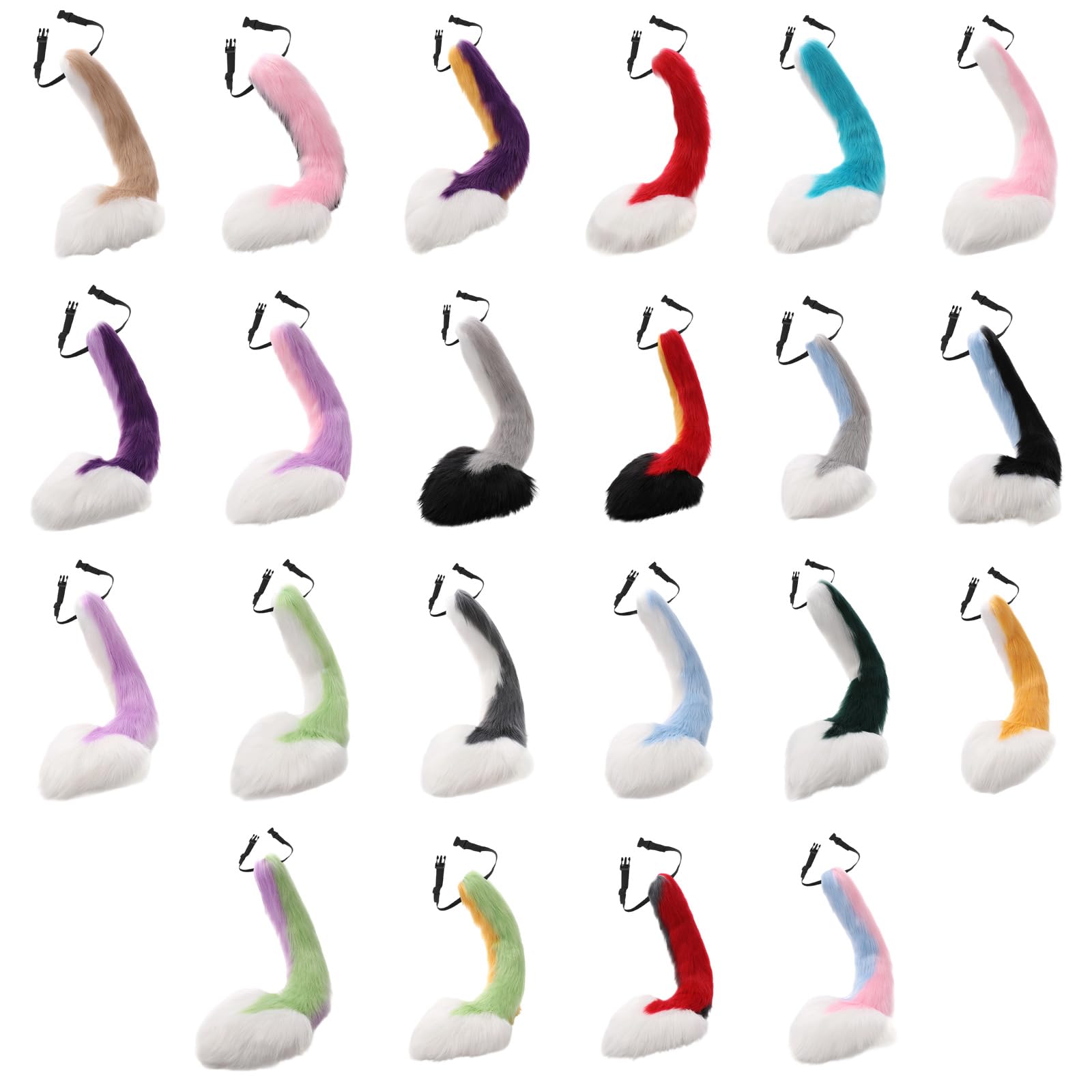 Dragon Tail Soft Prop Anime Costume Christmas Fancy Dress Soft Plush Animal Tail - Image 3