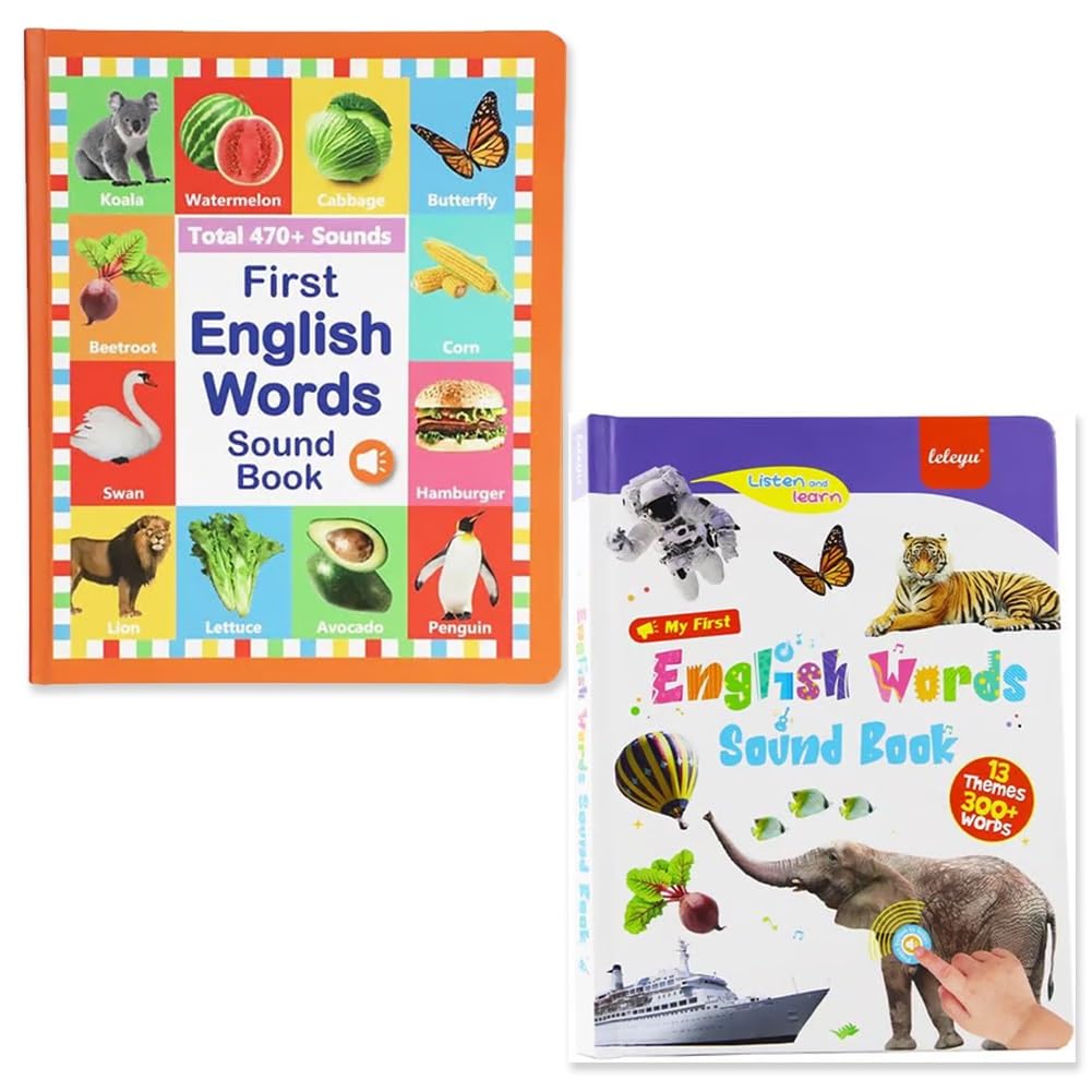 Amazon.com: My First English Words Sound Book – 470+ Words, Audio
